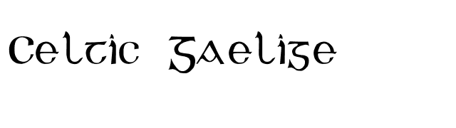 celtic-gaelige font preview