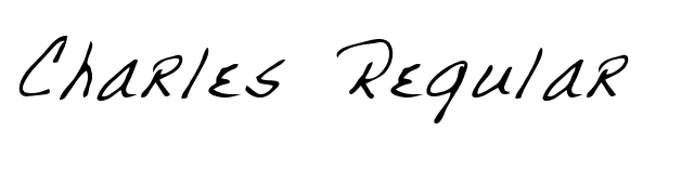 Charles Regular font preview