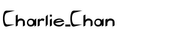 Charlie_Chan font preview