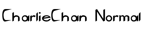 CharlieChan Normal font preview