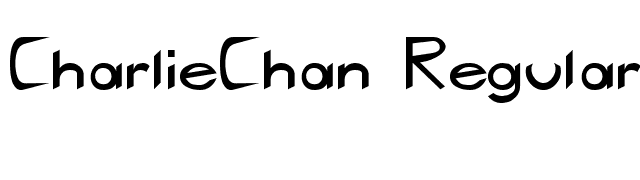 CharlieChan Regular font preview