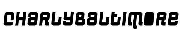 CharlyBaltimore font preview
