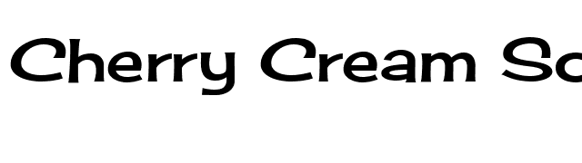 Cherry Cream Soda font preview