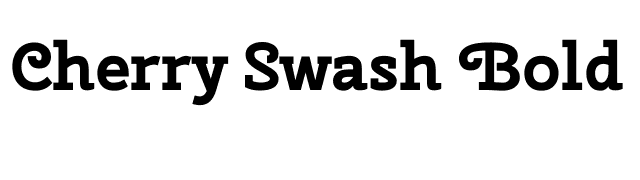 Cherry Swash Bold font preview