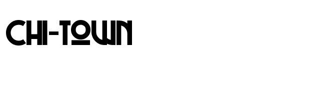 Chi-Town font preview