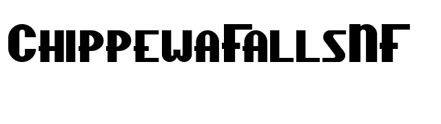 ChippewaFallsNF font preview