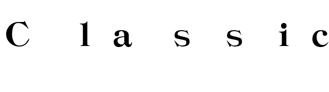 Classica-Heavy Regular font preview