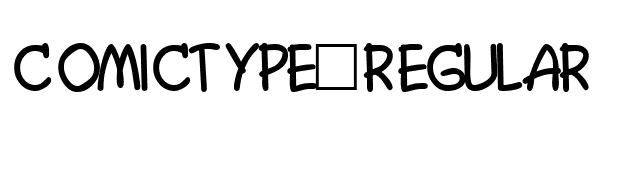 ComicType-Regular font preview