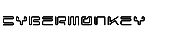 CyberMonkey font preview
