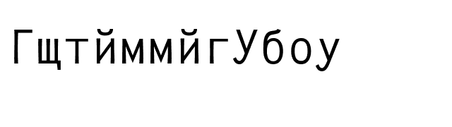 CyrillicSans font preview