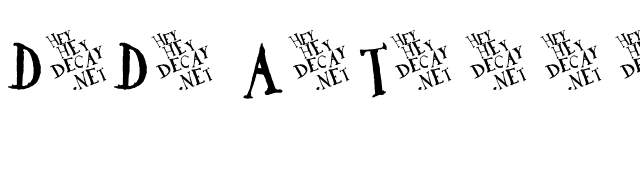 dada-antiquerist font preview