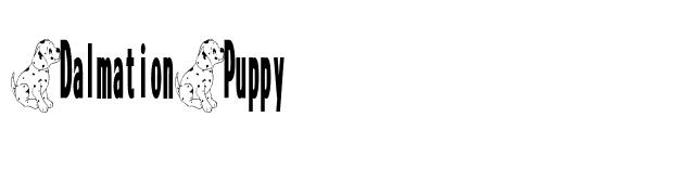 DalmationPuppy font preview