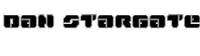 Dan Stargate Pro font preview