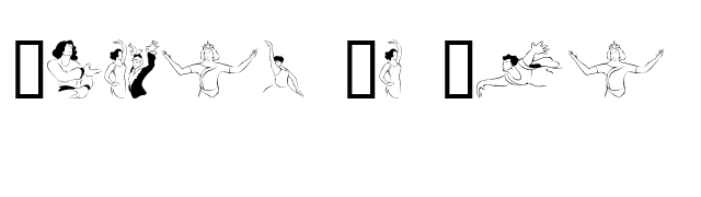 Dancer In The Dark II font preview