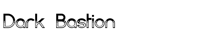 Dark Bastion font preview