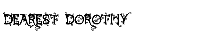 dearest-dorothy font preview