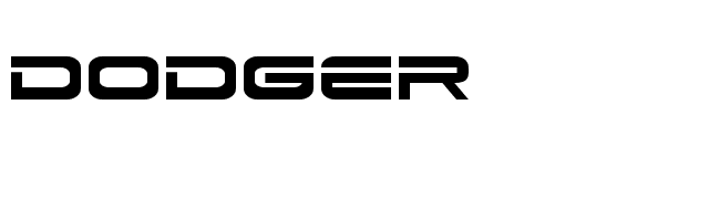Dodger font preview