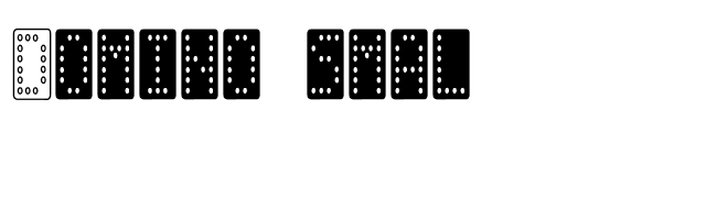 Domino smal font preview