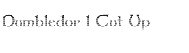 dumbledor-1-cut-up font preview