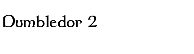 dumbledor-2 font preview