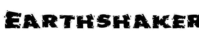 earthshakerextended font preview