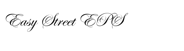 Easy Street EPS font preview
