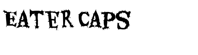 eater-caps font preview