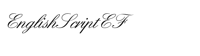 EnglishScriptEF font preview