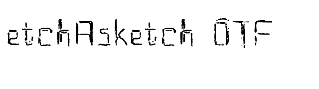 etchAsketch OTF font preview