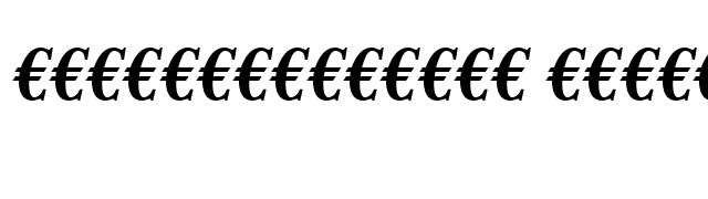 EuroSerif-Bold Italic font preview