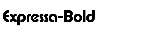 Expressa-Bold font preview