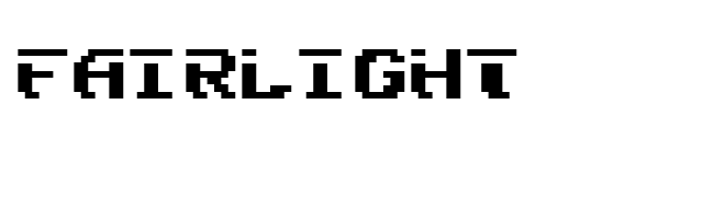 Fairlight font preview