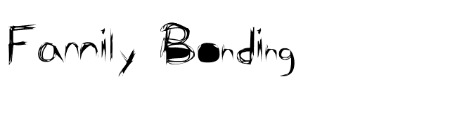 Family Bonding font preview