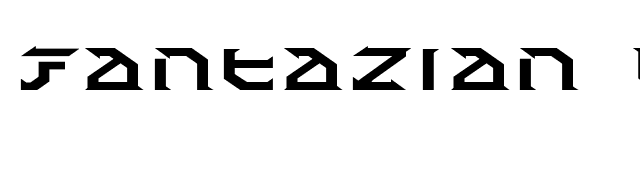 fantazian-expanded font preview