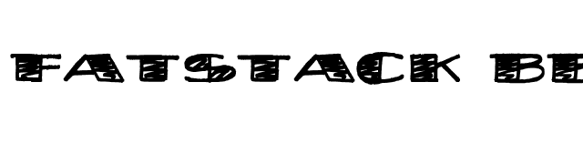 FatStack BB font preview