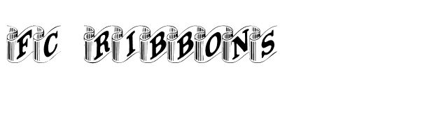FC Ribbons font preview