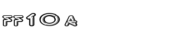 ff10a font preview