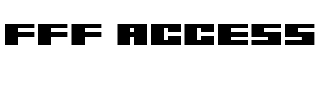 FFF Access font preview