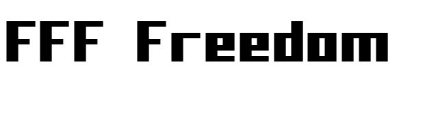 FFF Freedom font preview