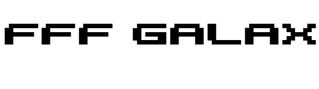 FFF Galaxy Bold font preview