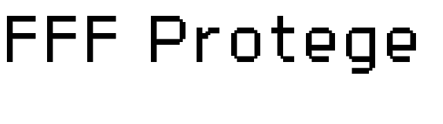 FFF Protege Extended font preview