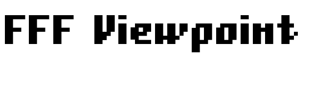 FFF Viewpoint Bold font preview