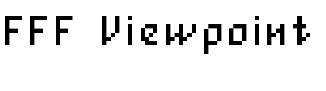 FFF Viewpoint Extended font preview