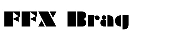 FFX Brag font preview