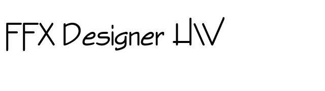 FFX Designer HW font preview