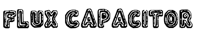 Flux Capacitor font preview