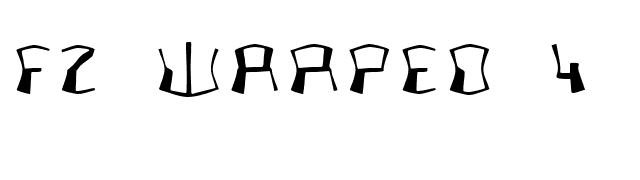 FZ WARPED 4 EX font preview