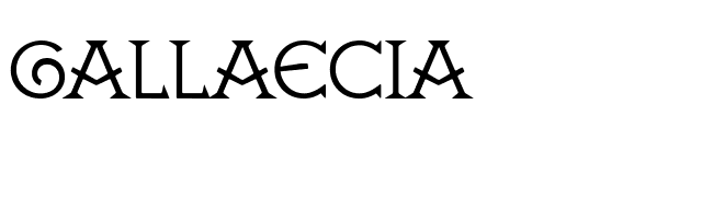 Gallaecia font preview