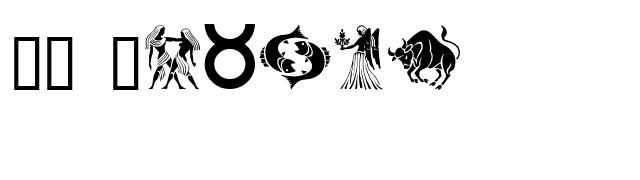 GE Zodiac font preview