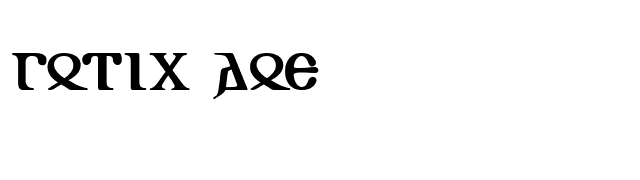 Gotic AOE font preview